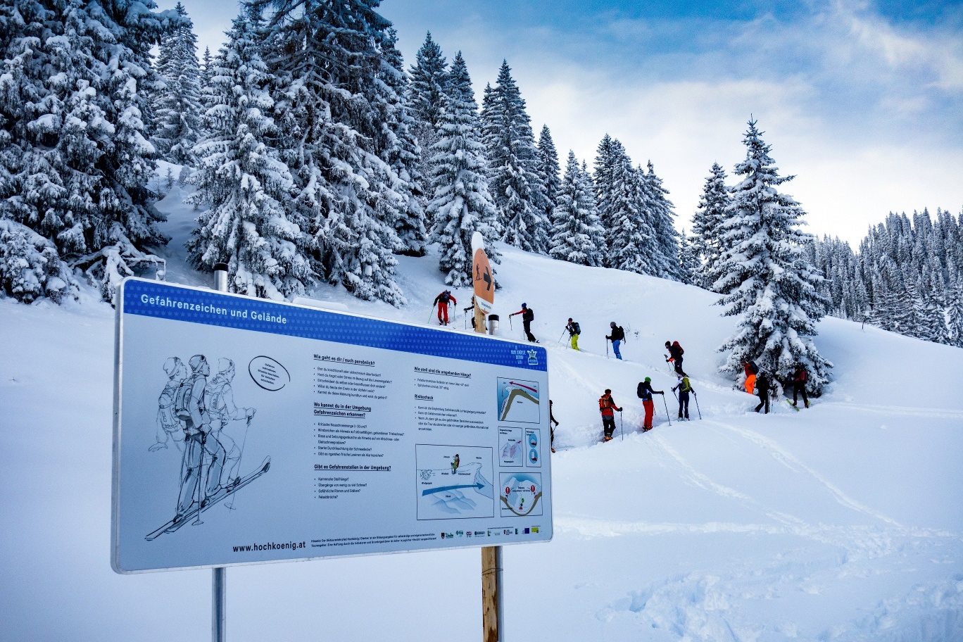 Skitourenlehrpfad Dienten