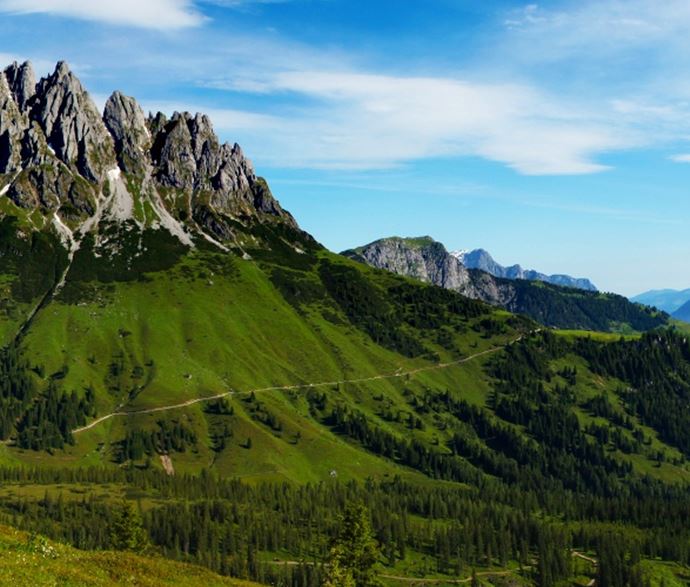 Panorama Hochkeil / Mandlwände