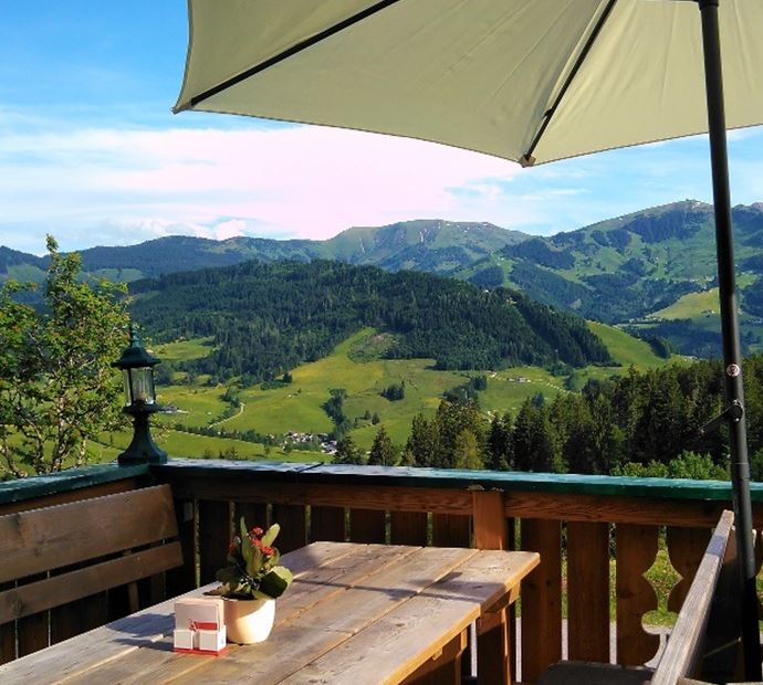 Panoramaterrasse Gasthof Kronreith