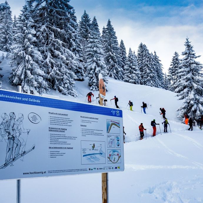 Skitourenlehrpfad Dienten