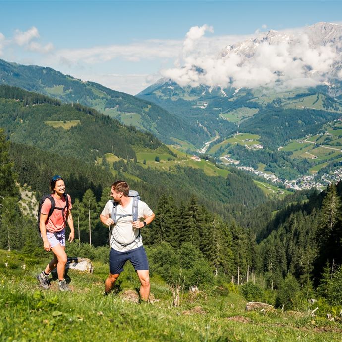 Wanderer in der Region Hochkönig