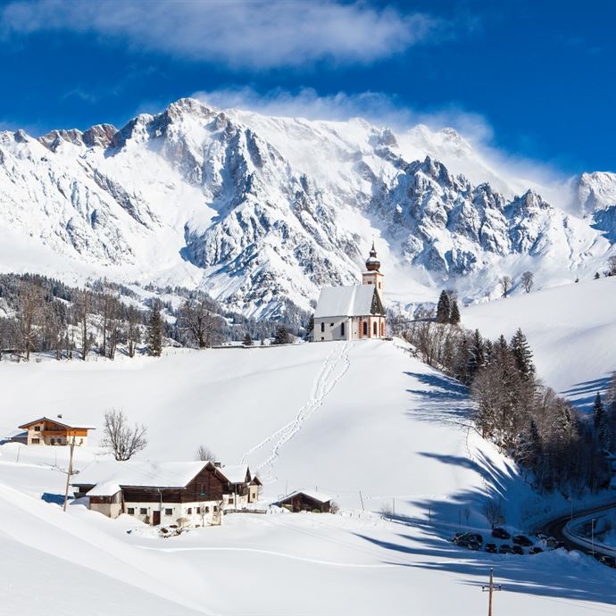 Winter landscape Dienten